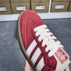 Giày Adidas Samba OG Tal Better Scarlet Off White Like Auth 04
