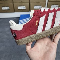 Giày Adidas Samba OG Tal Better Scarlet Off White Like Auth 05