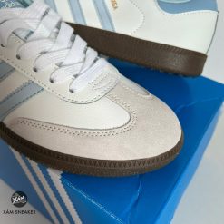 Giày Adidas Samba OG ‘White Halo Blue’ Like Auth 06