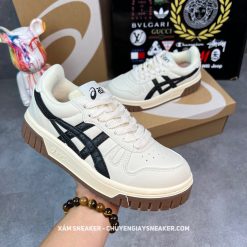 Giày Asics Court MZ Cream Black Gum (6)