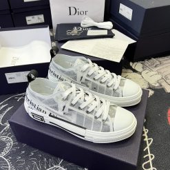 Giày Converse X Dior Kaws B23 Daniel Arsham Low Newspaper Like Auth 03