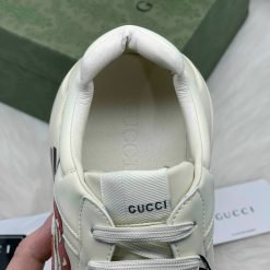 Giày G.U.C.C.I Wmns Rhyton Leather Sneaker ‘Mouth-Print’ Like Auth 07