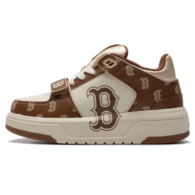 Giày MLB Chunky Liner Mid Boston Monogram Brown Like Auth