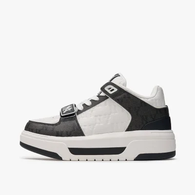 Giày MLB Korea Chunky Liner Classic Mono New York Yankees Black Like Auth (1)