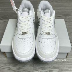 Giày Nike Air Force 1 Dior Denim ‘Grey White’ Like Auth 02