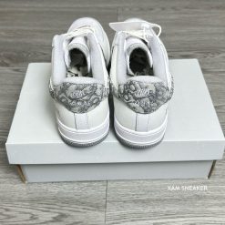 Giày Nike Air Force 1 Dior Denim ‘Grey White’ Like Auth 05