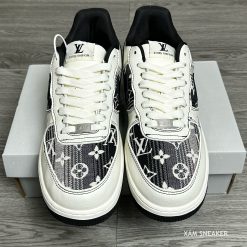 Giày Nike Air Force 1 Low Louis Vuitton ‘Beige Black’ Like Auth 02