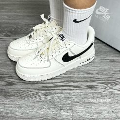 Giày Nike Air Force 1 Low 'White Black' Outline Like Auth 07