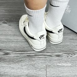 Giày Nike Air Force 1 Low 'White Black' Outline Like Auth 10
