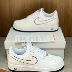 Giày Nike Air Force 1 'White Black' Like Auth 05