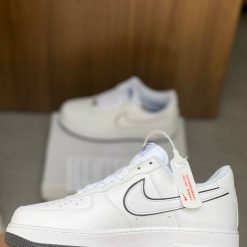 Giày Nike Air Force 1 'White Black' Like Auth 08