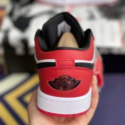 Giày Nike Air Jordan 1 Low 'Black Toe 2025' Like Auth 07