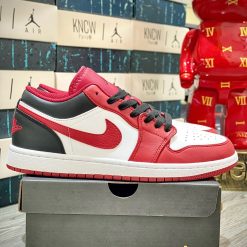 Giày Nike Air Jordan 1 Low 'Reverse Black Toe' Like Auth 01