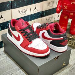 Giày Nike Air Jordan 1 Low 'Reverse Black Toe' Like Auth 04