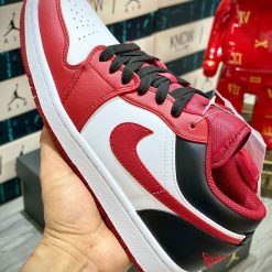 Giày Nike Air Jordan 1 Low 'Reverse Black Toe' Like Auth 07