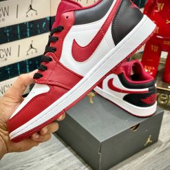 Giày Nike Air Jordan 1 Low 'Reverse Black Toe' Like Auth 08