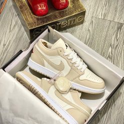 Giày Nike Air Jordan 1 Low SE “Heavy Tan Leather” Like Auth 03