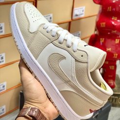 Giày Nike Air Jordan 1 Low SE “Heavy Tan Leather” Like Auth 05