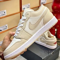 Giày Nike Air Jordan 1 Low SE “Heavy Tan Leather” Like Auth 07