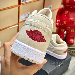 Giày Nike Air Jordan 1 Low SE “Heavy Tan Leather” Like Auth 09