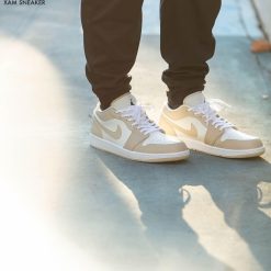 Giày Nike Air Jordan 1 Low SE “Heavy Tan Leather” Like Auth 12