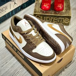 Giày Nike Air Jordan 1 Low SE Light Olive Like Auth 05