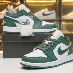 Giày Nike Air Jordan 1 Low 'White Galactic Jade' Like Auth 02