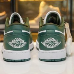 Giày Nike Air Jordan 1 Low 'White Galactic Jade' Like Auth 05