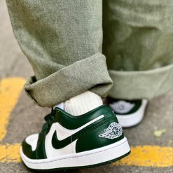Giày Nike Air Jordan 1 Low 'White Galactic Jade' Like Auth 13