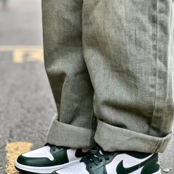 Giày Nike Air Jordan 1 Low 'White Galactic Jade' Like Auth 14