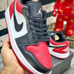 Giày Nike Air Jordan 1 Low ‘Bred Toe’ Like Auth 07