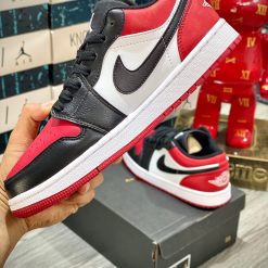Giày Nike Air Jordan 1 Low ‘Bred Toe’ Like Auth 08