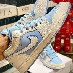 Giày Nike Air Jordan 1 Low ‘Ice Blue’ Like Auth 08