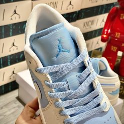 Giày Nike Air Jordan 1 Low ‘Ice Blue’ Like Auth 13