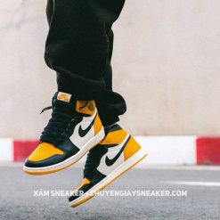 Giày Nike Air Jordan 1 Retro High OG ‘Taxi’ Like Auth 07