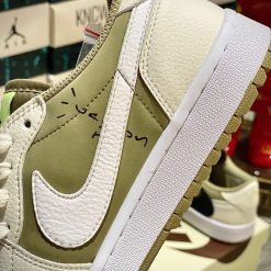 Giày Nike Air Jordan 1 Retro Low 'Golf' Travis Scott Neutral Olive Like Auth 10