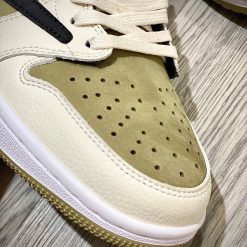 Giày Nike Air Jordan 1 Retro Low 'Golf' Travis Scott Neutral Olive Like Auth 11