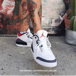 Giày Nike Air Jordan 3 Retro ‘White Cement Reimagined’ Like Auth (12)