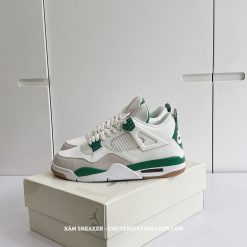 Giày Nike Air Jordan 4 Retro 'Pine Green' Like Auth