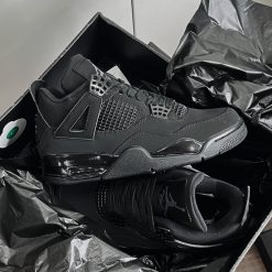 Giày Nike Air Jordan 4 Retro ‘Black Cat’ Like Auth (3)