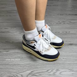 Giày Nike Air Max 1 'Light Bone and University Gold' Like Auth 06