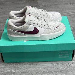 Giày Nike SB58 Force ‘Light Smoke Burgundy’ Like Auth 01
