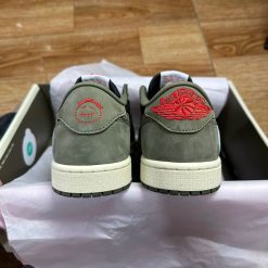 Giày Nike Travis Scott X Air Jordan 1 Low ‘Black Olive’ Best Quality 07