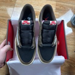 Giày Nike Travis Scott X Air Jordan 1 Low ‘Dark Mocha’ Best Quality 02