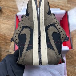 Giày Nike Travis Scott X Air Jordan 1 Low ‘Dark Mocha’ Best Quality 04