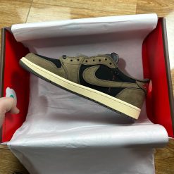 Giày Nike Travis Scott X Air Jordan 1 Low ‘Dark Mocha’ Best Quality 06