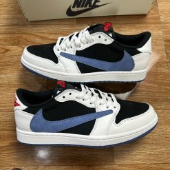 Giày Nike Travis Scott X Air Jordan 1 Low ‘Navy’ Best Quality 01