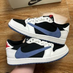 Giày Nike Travis Scott X Air Jordan 1 Low ‘Navy’ Best Quality 02