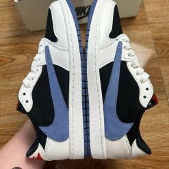 Giày Nike Travis Scott X Air Jordan 1 Low ‘Navy’ Best Quality 04