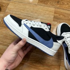 Giày Nike Travis Scott X Air Jordan 1 Low ‘Navy’ Best Quality 06